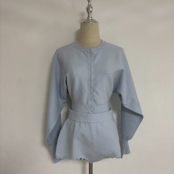 HELSA elvira cardigan - light blue - Picture 5 of 11